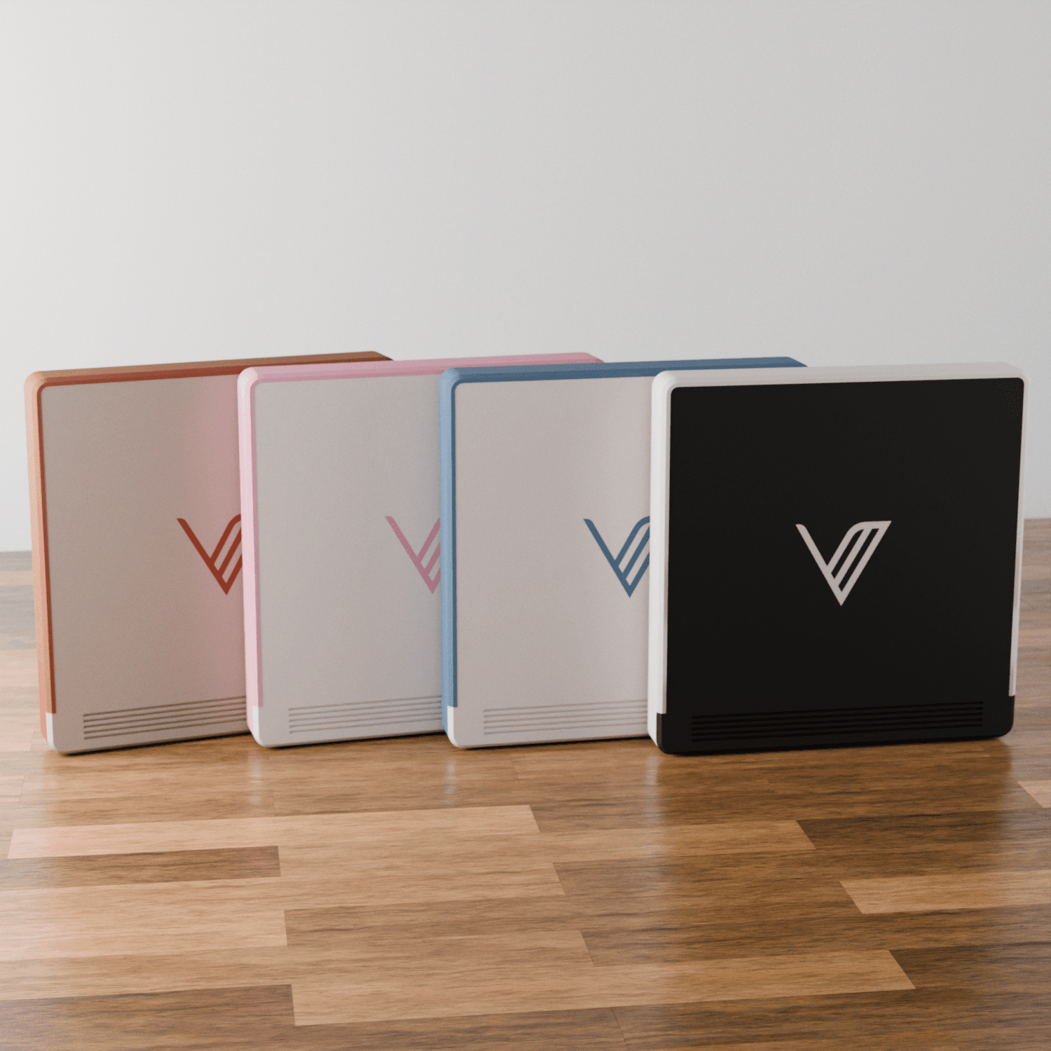 Colorway lineup with logo options